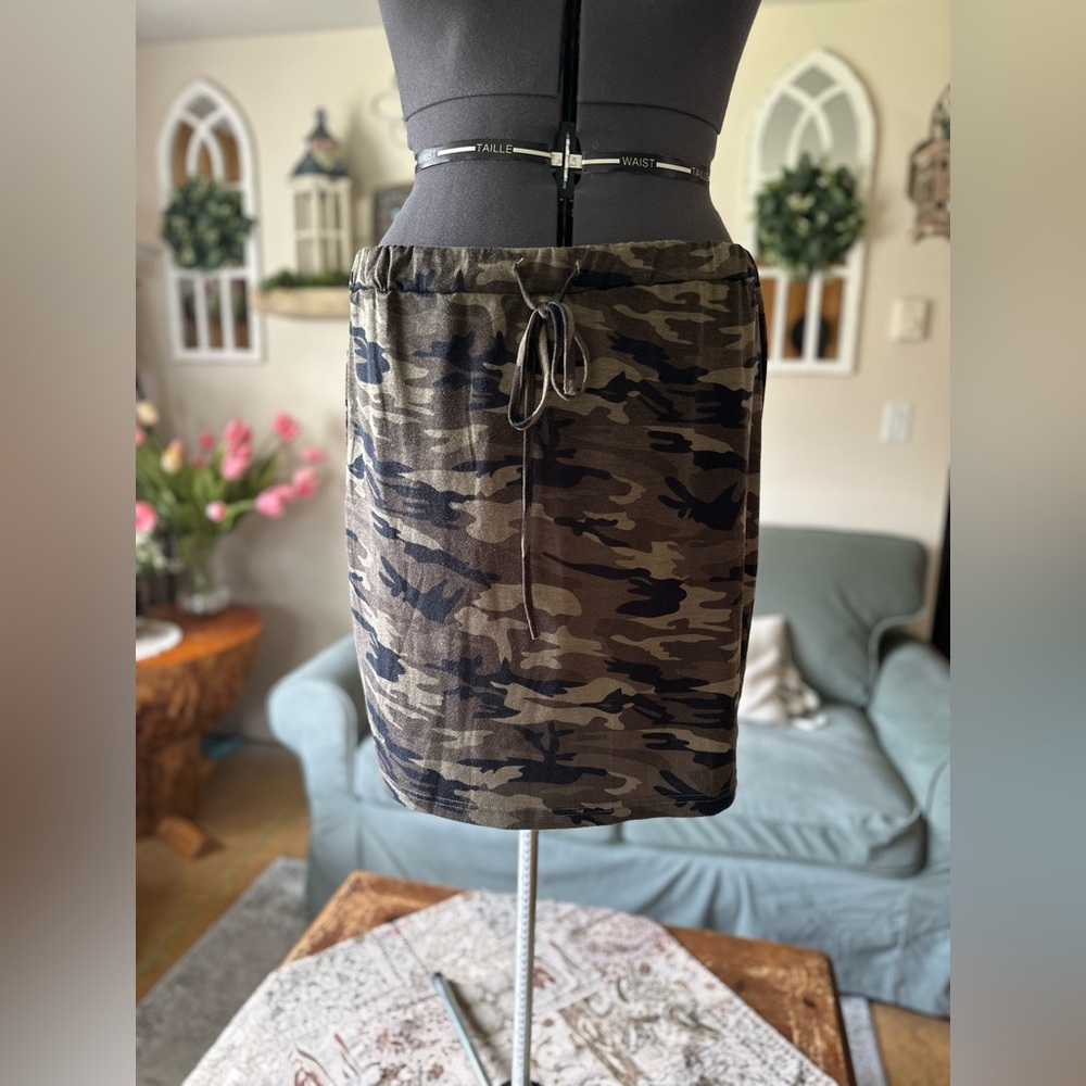 Camouflage Print Women's Skirt